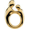 14k Yellow Gold Mother and Child Pendant