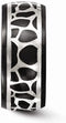 Edward Mirell Black Titanium and Sterling Silver Cobblestone 10mm Wedding Band, Size 12.5