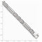 Men's Rhodium-Plated 14k White Gold Link Bracelet, 8.25"