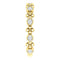 Genuine Diamond Beaded Ring, 14k Yellow Gold (.25 Ctw, G-H Color, I1 Clarity)