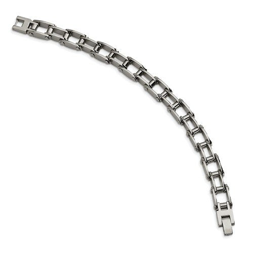 Men's Stainless Steel 9mm Link Bracelet, 8.5"