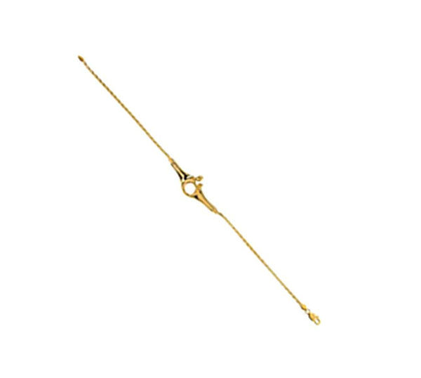 14k Yellow Gold Mother and Child Bracelet, 7"