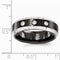 Ave 369 Diamond Collection in Black Titanium Past, Present, Future 7mm Band (.09 Ct, G-I, I1)