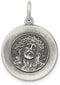 Sterling Silver Antiqued Ecce Homo Medal (25X18MM)