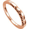 Cut-Out Paisley 3mm Stackable 14k Rose Gold Ring, Size 6