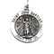 Sterling Silver Round St. John the Baptist Necklace, 18" (18 MM)