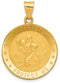 14k Yellow Gold Saint Christopher Medal Pendant (31X22 MM)