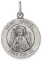 Sterling Silver Antiqued Saint Gabriel Medal (25x20MM)