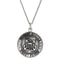 U.S. Coast Guard Sterling Silver Saint Christopher Protect Us Medal Necklace, 18"