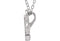 The Men's Jewelry Store (for HER) Hershey's Kisses Diamond Silhouette 14k White Gold Pendant Necklace, (.07 Cttw)