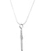 Rhodium Plate Sterling Silver 'His Masterpiece' Cross Necklace, 22"