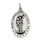 Sterling Silver Saint Christopher Medal Charm Pendant (34X20 MM)