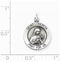 Sterling Silver St. Theresa Medal (20X15MM)