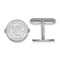 Rhodium-Plated Sterling Silver, George Mason University, Crest Cuff Links, 15MM