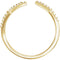 Diamond Geometric Ring, 14k Yellow Gold (1/5 Ctw, Color GH, Clarity I1 ), Size 7.25