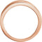 Negative Space Beaded Ring, 14k Rose Gold, Size 7.5