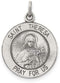 Sterling Silver St. Theresa Medal (20X15MM)