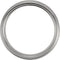 Satin Titanium 7mm Domed Comfort Fit Band, Size 8.5