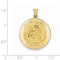 14k Yellow Gold St. Anthony Medal Pendant (28X25MM)