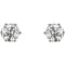 Ave 369 14k White Gold 6 Prong Diamond Stud Earrings