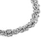 Men's Stainless Steel Byzantine Chain Bracelet, 8.5"