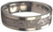 Classic Gibeon Meteorite Inlay 7mm Comfort Fit Titanium Ring, Size 12.75