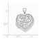 Sterling Silver Vintage Design Heart Locket, 'Love You Always'