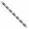 Men's Mediterranean Collection Gray Titanium 10mm Two Row Cable Wire Link Bracelet, 8.5"