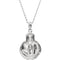 Mom's Prayer for Sons 'God's Embrace of Love' Rhodium-Plate Sterling Necklace, 18"