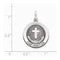 Sterling Silver Antiqued Confirmation Medal (20X19MM)