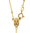 14k Yellow Gold Rosary Necklace, INRI Crucifix