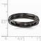 Black Ti Collection 4mm Domed Comfort-Fit Titanium Band