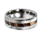 Gibeon Meteorite, Petrified Wood 7mm Comfort-Fit Titanium Ring