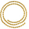 3.9mm 14k Yellow Gold Diamond Cut Rope Chain, 16"