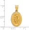 14k Yellow Gold St. Joseph Medal Pendant (22X15MM)