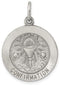 Sterling Silver Confirmation Medal Charm (20X18MM)