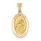 14k Yellow Gold St. Anthony Medal Pendant (22X13MM)