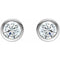 Ave 369 1/2 Ct 14k White Gold Diamond Stud Earrings (.50 Cttw, GH Color, I1 Clarity)