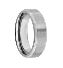 Men's Satin Titanium 7mm Comfort-Fit Band