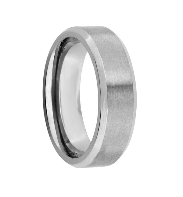 Men's Satin Titanium 7mm Comfort-Fit Band