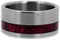 The Men's Jewelry Store (Unisex Jewelry) Redwood Inlay 10mm Comfort Fit Titanium Wedding Ring