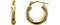 Tube Hoop Earrings, 14k Yellow Gold (25mm)