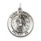 Sterling Silver Antiqued St. Florian Medal (33X25MM)