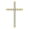 Diamond Cross 14k Yellow Gold Pendant (.38 Ctw, G-H Color, I1 Clarity)