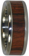 Kingwood Inlay 8mm Comfort Fit Titanium Wedding Band, Size 8.25