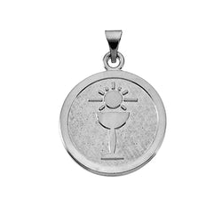 Sterling Silver Blessed Sacrament Medal (23 MM)