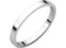 14k White Gold Slim-Profile Flat 2mm Band