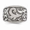 Pallas Collection Titanium Casted Design 17mm Signet Ring