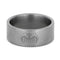 Engraved Octopus 9mm Comfort-Fit Matte Titanium Spectre Ring