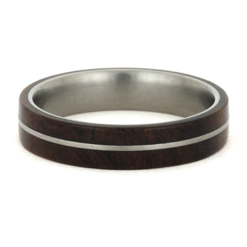 Ironwood 5mm Comfort-Fit Matte Titanium Wedding Band